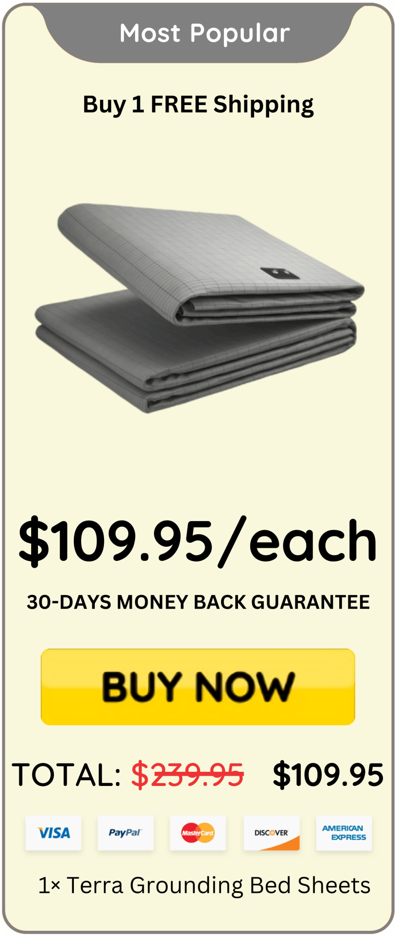 Terra Grounding Bed Sheets price 