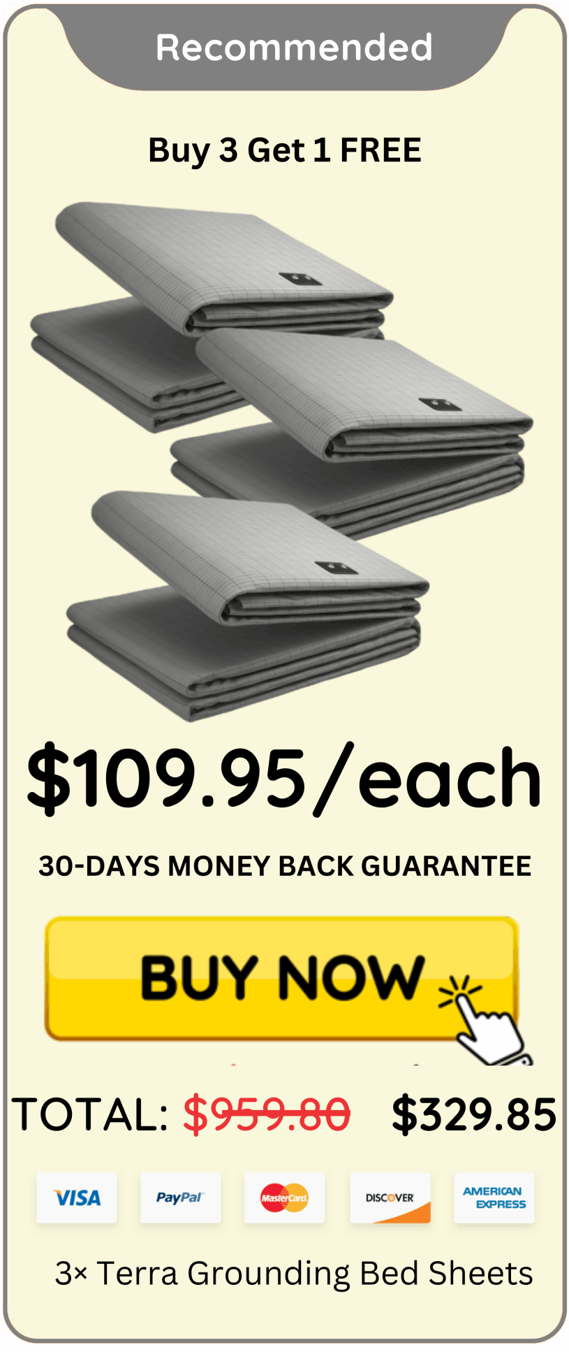 Terra Grounding Bed Sheets offer package price 